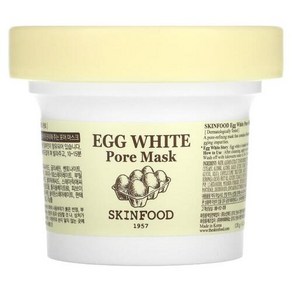 SKINFOOD 에그 화이트 포어 뷰티 마스크 120G 4.23OZ), 1개