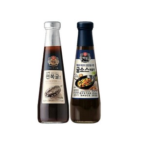 (상온)백설 남해전복굴소스350gx1개+굴소스해물맛360gx1개, 1세트