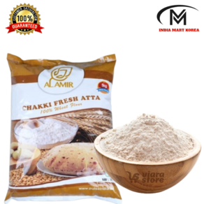 ALAMIR CHAKKI FRESH ATTA(100% WHEAT FLOUR) 5KG 1개