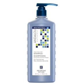 안달로우 내츄럴스 andalou natuals 아르간 스템셀 샴푸 946ml 대용량 두피 진정 모발강화 영양공급, 1개