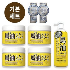 로시 마유 스킨 크림 220gX4+내추럴 밀크 로션 485ml, 1개