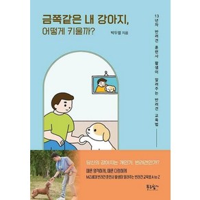 금쪽같은 내 강아지 어떻게 키울까?:13년차 반려견 훈련사 왈샘이 알려주는 반려견 교육법