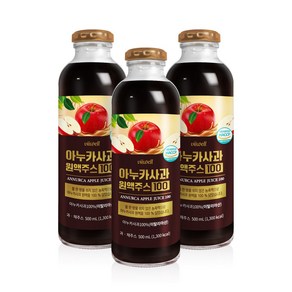 이탈리아 아누카 사과 원액 주스 HACCP 인증, 500ml