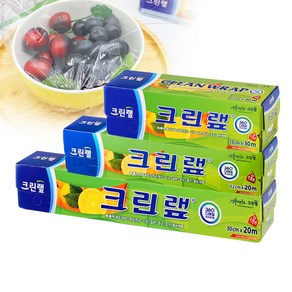 크린랲 비닐랩 15cm x 30M + 22cm x 20M + 30cm x 20M + 수세미, 1세트, 70m