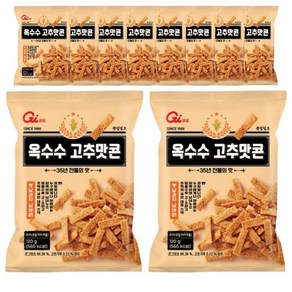 광일 옥수수 고추맛콘, 10개, 120g