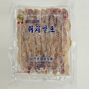 건어물 삼천포명산물 쥐치알포 400g (국내가공 / 뉴질랜드산) // 삼천포 대성식품, 1개