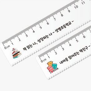 독서 투명자 15Cm자 네임 자 문구 인쇄 책갈피 책의 날 장려 교육 독서의 날 달 기념 선물 주문제작, 1. 책연필, 1개