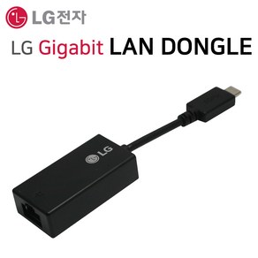 LG 그램 15ZD970 랜동글 기가비트 랜카드 랜젠더 LAN 이더넷 아답터 인터넷 C타입 RJ45, LG 기가랜 블랙, 1개