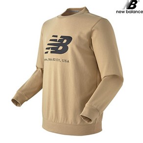 뉴발란스 NBNCB21053-BE 빅로고 STANDARD FIT 뉴발 남녀공용 긴팔티 맨투맨