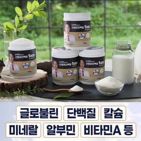 남재현 산양유 초유 단백질1000 프리미엄골드 네덜란드산 단백분말 단백프로틴, 175g, 3개