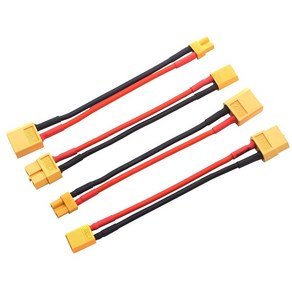 XT60 XT30 암수 변환 연장 커넥터 16AWG 15cm, XT60암-XT30수, 1개