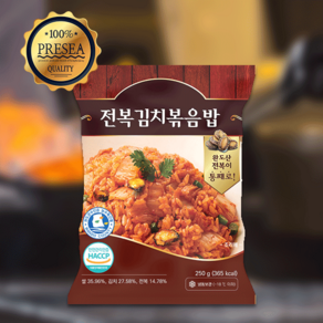 홍반장 프리미엄 전복김치볶음밥 미니전복이 통째로, 10개, 250g