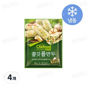 롯데 쉐푸드 쫄깃롤만두, 360g, 4개