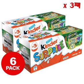 Kinder 킨더 서프라이즈 에그 60g 6팩