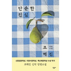 단순한 진심:조해진 장편소설, 민음사, 조해진