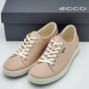 에코 스니커즈 여성 소프트 7 가죽 운동화 SOFT W ECCO 로즈더스트