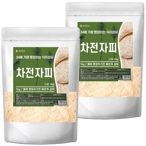 건강중심 차전자피 분말 차전피, 2개, 1kg