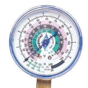 임페리얼냉동 냉동게이지 432-CM(저압용), 1개