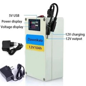 다목적 대용량 야외 모바일 배터리 최신 12V 리튬 이온 배터리 DC12V 40Ah AC 충전식 배터리