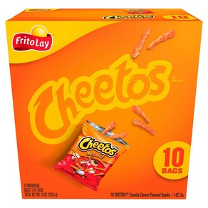 [미국직배송]치토스 크런치 치즈맛 스낵 10개입x28.3g Cheetos Crunchy Cheese-10tc