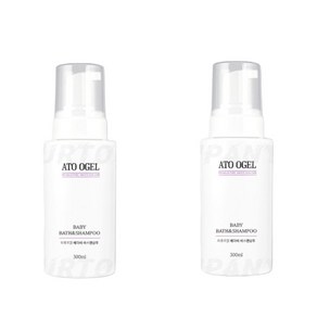 [2개] 아토오겔 바스앤샴푸 베이비 아기 유아 샴푸 바디워시 300ml 2개, 2개