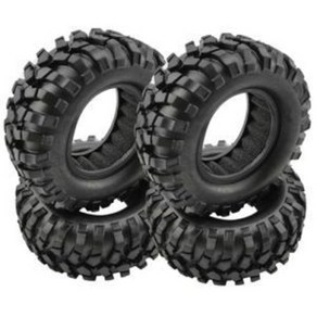 (4PCS 한대분 락클 스케일 타이어) Crawler Tires with Foams for 1.9 Wheels A 95x38mm