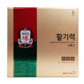 정관장 활기력 세트 20ml x 16개입 홍삼 명절 효도 선물 세트, 1개