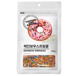 큐원 레인보우 스프링클, 130g, 1개