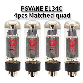 PSVANE EL34C HIFI 오디오 진공관 EL34 EL34B 5881 6L6G 6CA7 6P3P KT77 대체 공장 정밀도 일치 및 테스트 완료, 02=1pai, 2)1pai