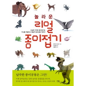 놀라운 리얼 종이접기:사실에 가까운 종이접기로 두뇌를 계발하고 예술적 창조성을 키운다!, 에밀, 후쿠이 히사오