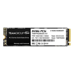 팀그룹 MP33 1TB SLC 캐시 3D NAND TLC NVMe 1.3 PCIe Gen3x4 M.2 2280 내부 SSD R/W 속도 최대 1800/1500 MB/s 노트북