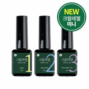 닥터 크랄레 크랄레젤 미니 3종 케어 세트 / 플랫젤 파고드는 손톱 발톱, 6ml 미니 3종 세트, 1개, 10ml