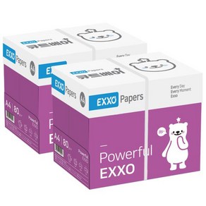 너클랜 엑소 큐트베어 A4 복사용지 80g 2BOX