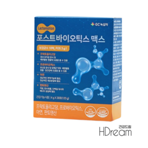 녹십자 유산균 포스트바이오틱스 맥스 GC 프로바이오틱스 분말 징간깅 HD 녹십자 락토모션 4g x 30포(유통기한23년12월)