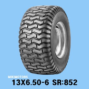 SHINKO GOIF CAR TIRES 신흥 씬코 신코타이어 카트 골프카트 골프차 6인치 13X650-6 13/6.50-6 타이어 13X6.50-6 4PR T/L SR852, 1개