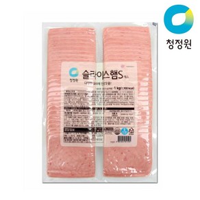 청정원 슬라이스햄S 1kg, 1개