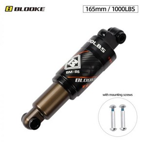 MTB 자전거 BM-R5 유압식 리어 프론트 쇼크 업소버 120 125 150 165 190mm Kindshock 산악 자전거 M365 K, 5) 165 mm 1000 LBS, 02 165 mm 1000 LBS