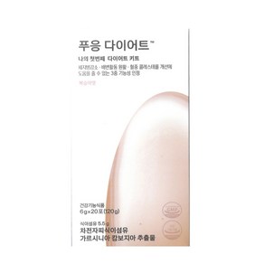 닥터블릿 푸응 다이어트 차전차피 가르시니아 20p, 1박스, 120g