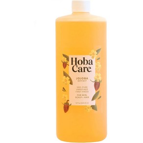 더호호바컴퍼니 Hoba Cae 호바케어 호호바오일 무농약 대용량 1000ml 펌프포함, 1개, 946ml