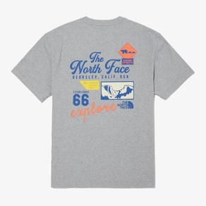 [국내정식매장] 노스페이스 반팔티 티셔츠 The North Face EMBLEM ARCHIVE S/S R/TEE - MELANGE_GREY