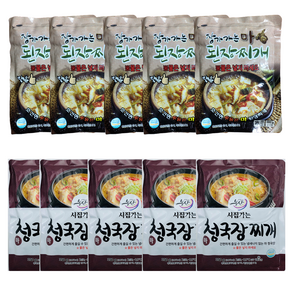 시집가는농산 장가가는 마 된장찌개 380g x5개 청국장찌개 350g x5개 즉석국 즉석탕