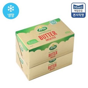 [냉장] 매일유업 알라 무염버터 400g*2개, 2개, 400g