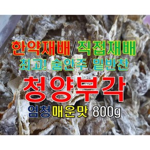 [튀기지 않은] 바삭! 청결! 엄청 매운 청양고추부각 800g+할라피뇨부각 100g 술안주 밥도둑 / 한약제로 재배하고 깨끗히 만든 바삭바삭 고추부각, 1개