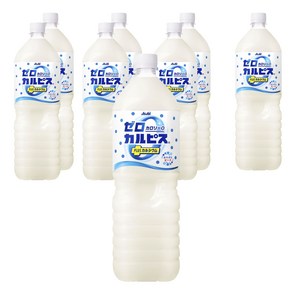 Asahi 제로 칼피스 플러스 칼슘 페트, 8개, 1.5L