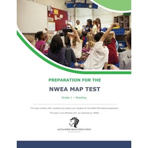 (영문도서) NWEA Map Test Preparation - Grade 1 Reading Paperback