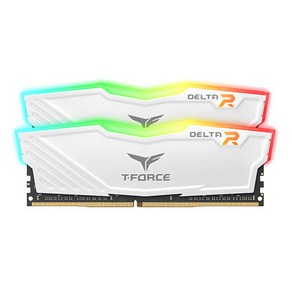 TeamGroup T-Force 16G 25600 CL16 Delta RGB 화이트 (8Gx2) 서린