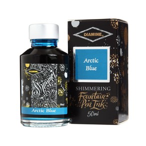 디아민 쉬머링 병 잉크 아티크 블루 Actic Blue