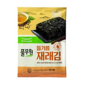 들기름재래김40g/풀무원-4개, 40g, 4개