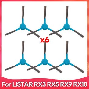 라이스타 RX3 / LISTAR 호환되는 메인 측면 브러시 HEPA 필터 모핑 랙 로봇 청소기 예비 부품., 12 Set A