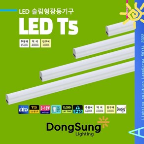 THE SSEN LED T5 슬림 형광등 3색 변환선택 6500K 4200K 3000K